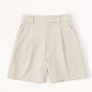 Women’s Abercrombie &Fitch Ultra High Rise Linen Tailored Shorts, Size Small
